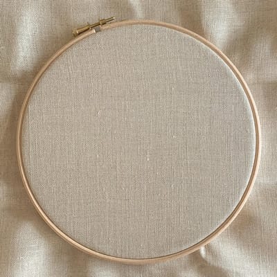 100 x 140 cm Zandkleur linnen Borduurstof - sand- 32 count - 13 draden per cm fijne borduurstramien evenweave