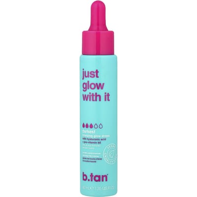 b.tan, Just Glow With It, Gouttes Éclat Bronzant, Le Plus Foncé, 40ml (1,35 fl oz) blue
