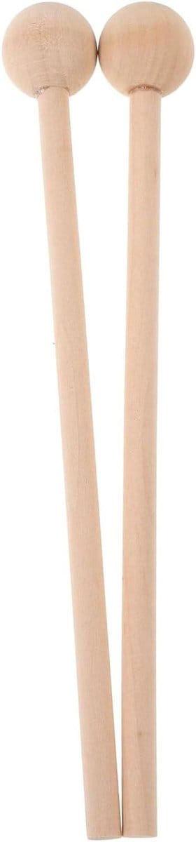 Xylofoon Stokjes - Mallets Klankspel - Muzikale Educatie - Kindveilig Ontwerp - 20.50X2.50X2.50CM - Beige