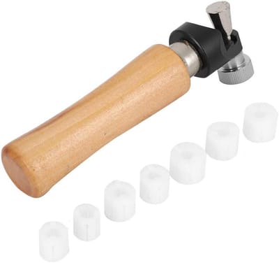 Juweliers Hamer - Ring Set Tool - Sieraden Reparatie - Houten Handvat - 7 Delig - Niet Van Toepassing