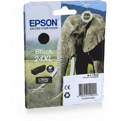 Epson Elephant enkelverpakking zwarte 24XL Claria Photo HD inkt