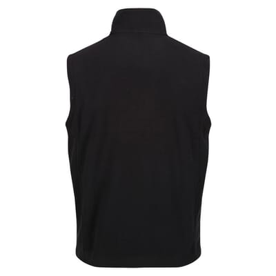 Regatta Heren gilet van microfleece (Zwart)