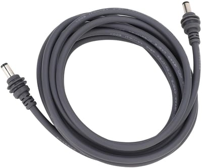 DC Stroomkabel - Vervangend Koord - Antenne Aansluiten - IP68 Waterdicht - 2 Meter - Zwart