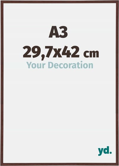 Your Decoration - Fotolijst A3 29,7x42 cm - Kunststof - Bruin - Annecy