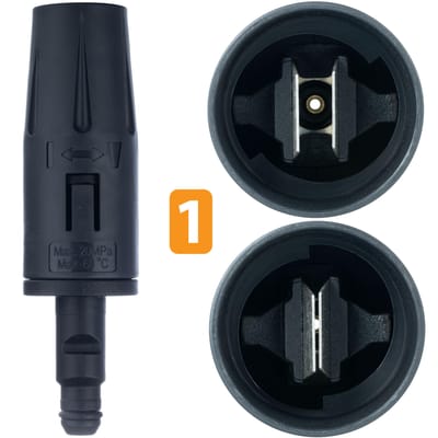 Rosfix Spuitpistool Vervanging - Ontluchter Vario - 150 Bar 10 L/min 60°C - Geschikt voor Kärcher