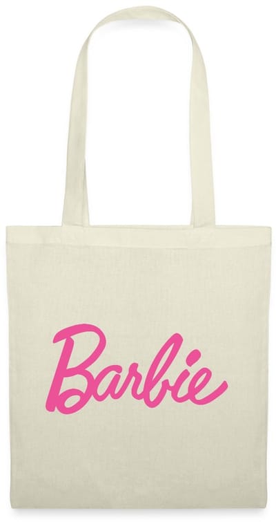 Barbie Klassiek Logo Tas Van Stof Schoudertas