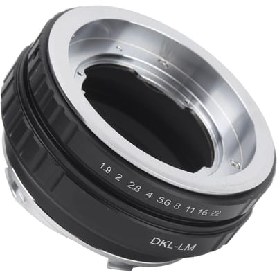 NEWYI DKLLM Lens Adapter Ring voor DKL Mount Lens om te passen voor Leica LM Mount Camerabody gray