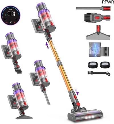 SteelStofzuiger Draadloos - Vacuum Cleaner - Kruimelzuiger - vuilopvang