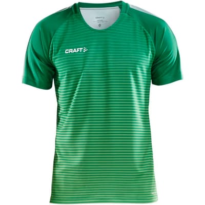 Craft Pro Control Stripe Shirt Korte Mouw Heren - Groen | Maat: S