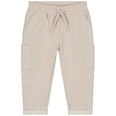 Prénatal peuter broek Dark Brown Melange 74 heren