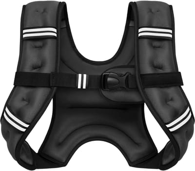SCH® Gewichtsvest - Gewichtsvesten - Zwart - 29cm x 28cm x 12cm