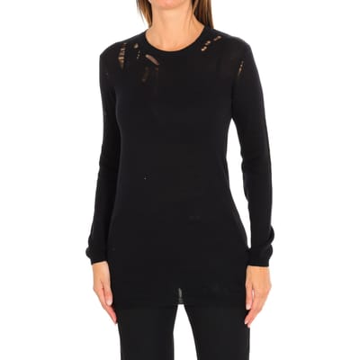 CAIMAN lange mouw blouse met ronde hals 17S2SR011 vrouw