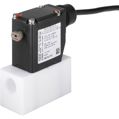 Magneetventiel 3/2-weg G3/8'' omleiden PTFE FFKM 0-2bar/29psi 230VAC/DC 0121 20034329