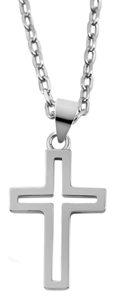 AKZENT Akzent Unisex hanger "Masih" aus 925 Sterlingzilver, gerhodineerd, duurzaam