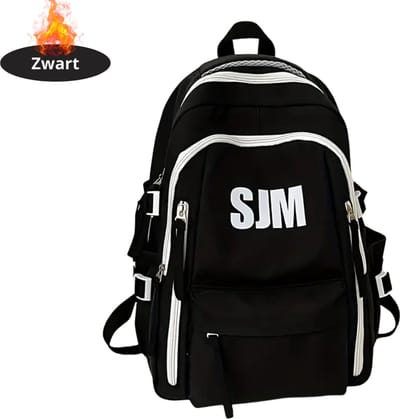 Livano Rugzak - Dames - Heren - Meisje - Jongens - Backpack - Schooltas - Laptoptas - Zwart