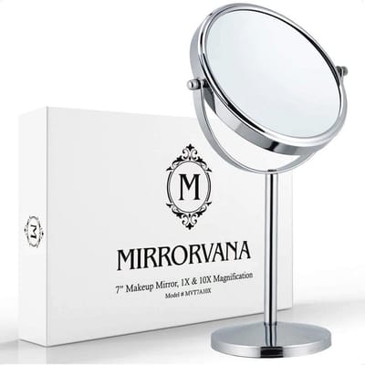 10x Vergrotende Make-up Spiegel met 360° Rotatie - Duidelijk en Multifunctioneel