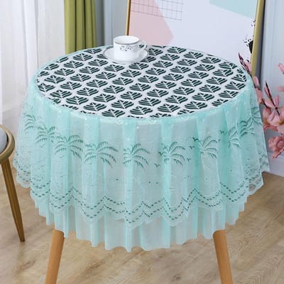 Waterdichte Ronde Tafelkleden Eet Thee Tafelkleed Hotel Huishouden Multifunctionele Stofkap Bruiloft Feest Tafeldecoratie L50 x H40cm 1pcs