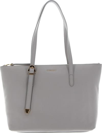 COCCINELLE Leren Schoudertas Coccinelle Gleen Handbag Stone Grijs