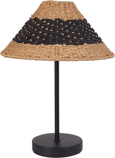MOMBA - Tafellamp - Beige/Zwart - Papier