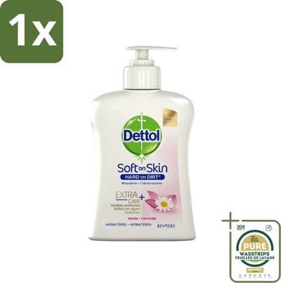 1 x Dettol - Handzeep - Antibacterieel - Hydraterend - Kamille - 250 ml- Handzeep - Antibacterieel - Hydraterend - Kamille - Handwas