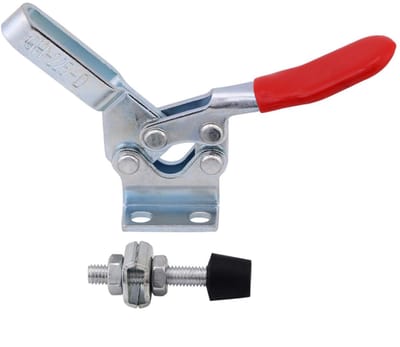Dailygoods- Toggle Clamp 227 KG Houdcapaciteit - 5 Stuks - Heavy Duty Klem - Verstelbare Rubber Drukpunten - Comfortabele Handgrepen - Eenvoudige Bediening
