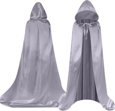 Zwarte Kapmantel voor Kinderen - Lange Hooded Cloak voor Halloween, Cosplay en Feestjes voor Jongens en Meisjes