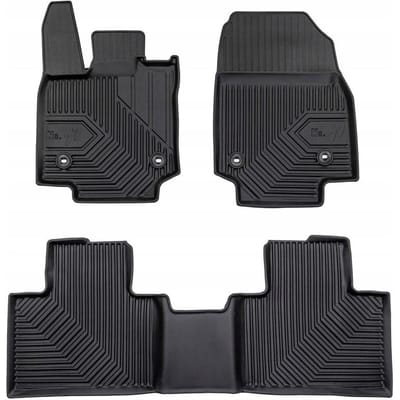 Frogum - No.77 - Automatten 3D - Geschikt voor LEXUS RX V (vanaf 2022) - 4-delig - TPE Rubber - Zwart