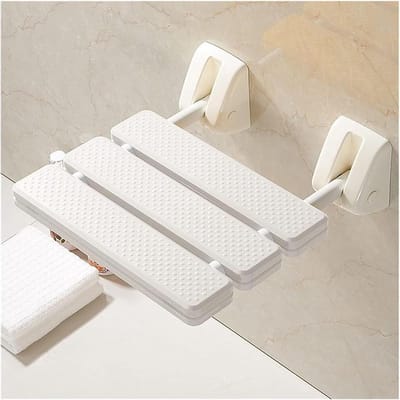 Opvouwbare Douchezitting - Badkamer Kruk - Veilig Douchen - Ruimtebesparend Ontwerp - Draaglast 150kg - Wit