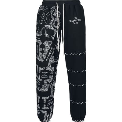 Harry Potter Trainingsbroek - Marauder's Map - S tot XXL - zwart