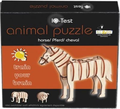 3D puzzel paard van hout