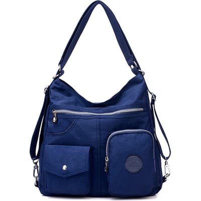 Nieuwe Nylon Tas met Grote Capaciteit Lichtgewicht Multi-rugzakstijl Eénschouder Crossbody Rugzak Reistas