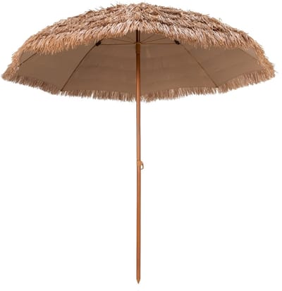 KOMFOTTEU Hawaï parasol 220cm - stroparasol van PP - Strandparasol - stokparasol - voor tuin, terras en balkon