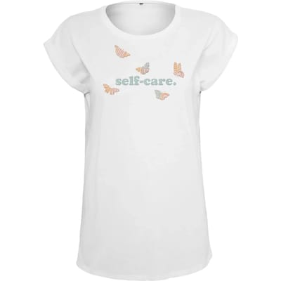 Mister Tee - Self-Care Dames T-shirt - XS - Wit