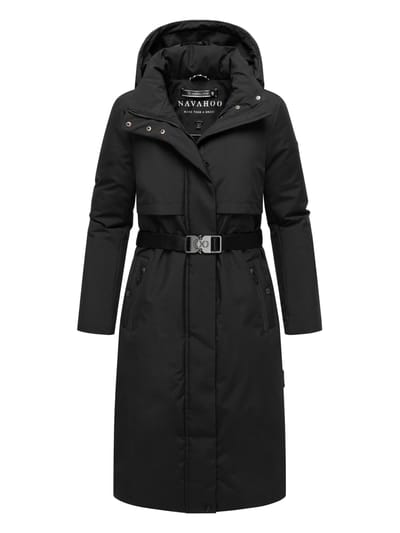 Navahoo dames winterparka WALDBUMMLER – weerbestendig & stijlvol met tailleceintuur