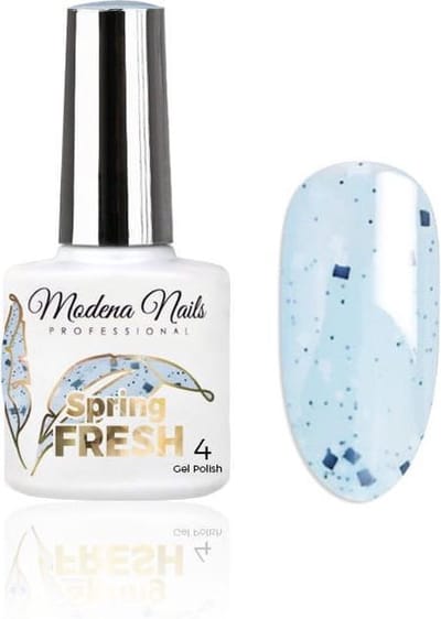 Modena Nails UV/LED Gellak – Spring Fresh #04 - Blauw - Glanzend - Gel nagellak - Gel nagellak