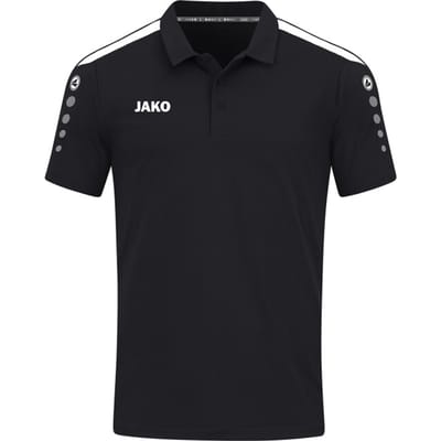 Jako Power Polo Heren - Zwart | Maat: 3XL