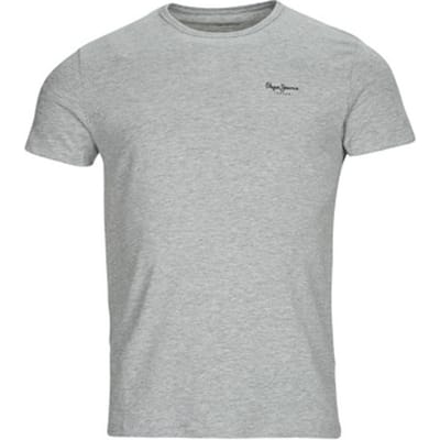 Pepe Jeans Heren T-Shirt slim fit Grijs XXL Ronde Hals Volwassenen