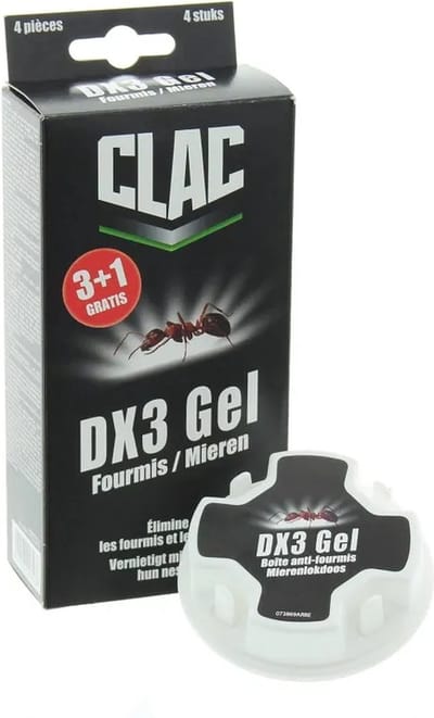 Armosa Clac Fourmi K Mierenlokdoos | Mierenval voor Binnen en Buiten | Effectieve Mierenbestrijding | 3+1 gratis lokozen