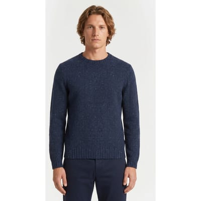 Brooks Brothers Wool Crewneck Sweater Navy Size: S | Sweaters Outlet | Heren | Blauw