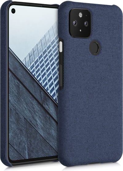 kwmobile hoesje geschikt voor Google Pixel 5 - beschermhoes van stof - donkerblauw