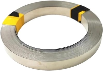 Nikkelband - Nikkelstrips Nikkelriem - Batterijverbindingen Maken - Zuiver Nikkel 99.96% - 5 Meter - Zilver