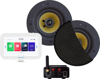AquaSound EMN70-ZZ N-Joy Badkamerradio set 70 watt met Zumba speakers