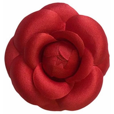 Luxe Merk Camelia Zijde Stof Bloem Pin Broche Handgemaakte Bloem Witte Bloem Roos Broche Pin brown