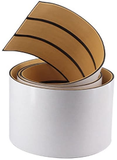 Allecto - Bootvloeren - Antislip EVA-schuim - Goud + Zwart - Terraslaken - Geschikt voor jacht, RV en motorboot - 2400 x 400 x 6 mm