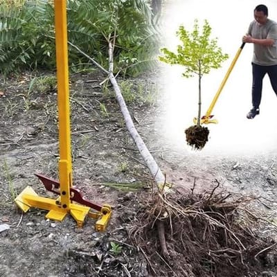 Palentrekker - Stronkentrekker - Tuinonderhoud - Ergonomische hefboomwerking - 138 cm - Zwart