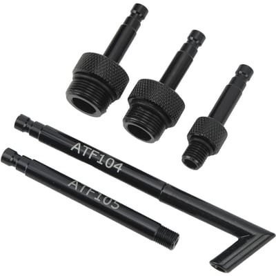 5 Stuks ATF Automatische Transmissievloeistof Olievuller Adapters voor AISIN 09G 01J CVT Transmissie black