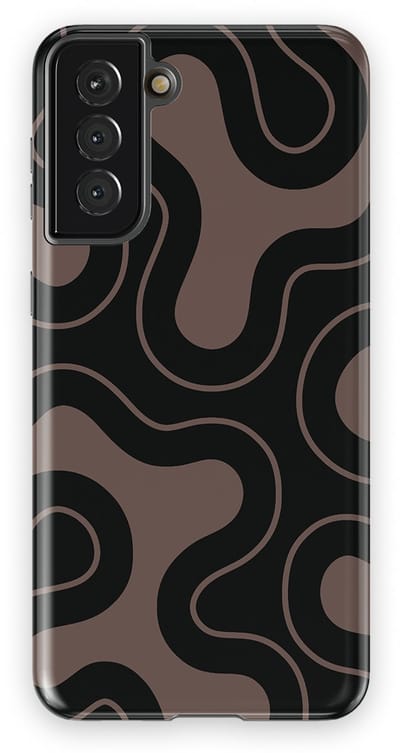 DripCase Motion Flow Tough Hoesje Samsung Galaxy S21 Plus | Backcover met Mag | Trendy Design | Valbescherming | Wander Lines