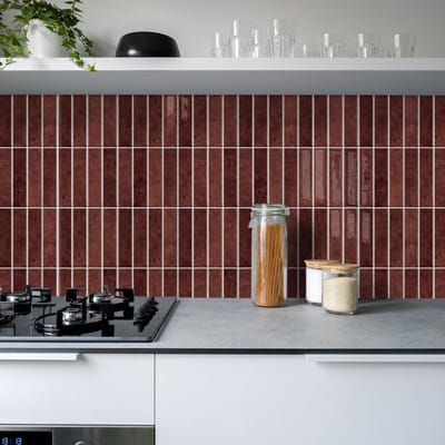 Dailygoods- Wandtegels 3D Zelfklevend - Tegelstickers 30,5x30,5 cm - Set van 10 - Waterdicht - Makkelijk aan te brengen - Geschikt voor keuken/badkamer