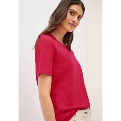 Bouclé slub shirt