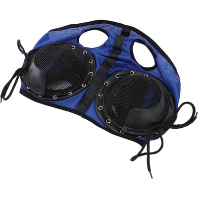 Lunettes de Course Hippique Coupe-vent Anti-sable Filet Protecteur Cache-œil pour Fournitures de Harnais black